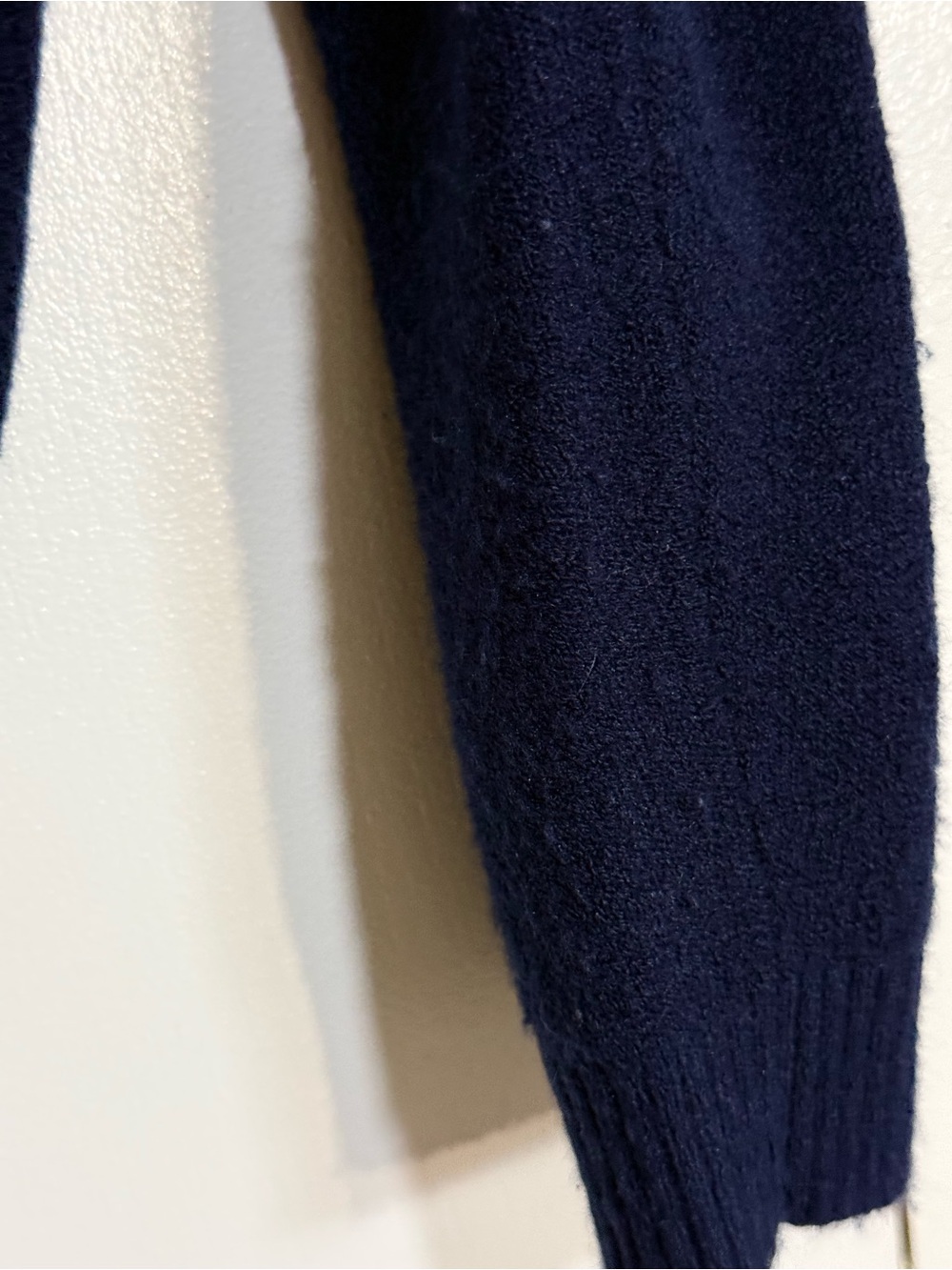 David Dart Navy Cardigan Sweater Oversized Button Front V Neck Soft Knit Small - Picture 7 of 14